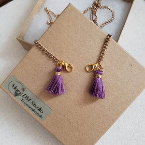 Royal Purple Mask Lanyard