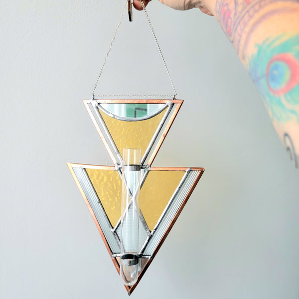 Manifestation Suncatcher & Propagator (Gold)